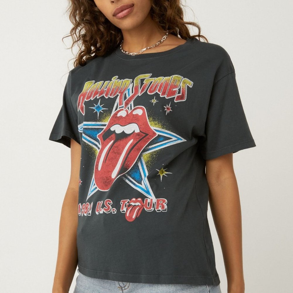 Rolling Stones 1981 US Tour Boyfriend Tee